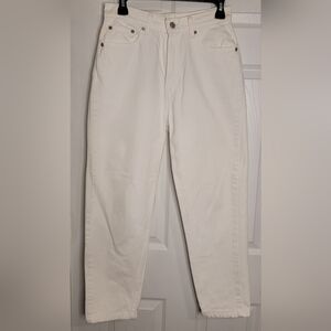 Vintage Levis 521 White Tapered Fit Tapered Leg 10 Short